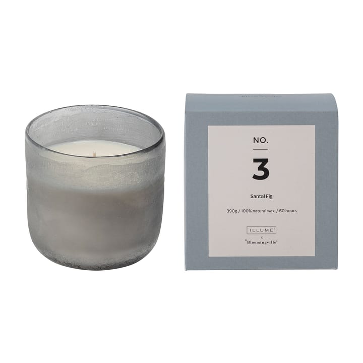 NO. 3 Santal Fig duftlys - 390 g + Gaveæske - Illume x Bloomingville