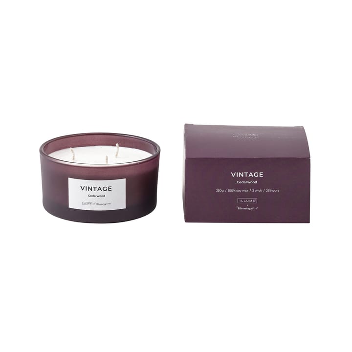Vintage Cedarwood duftlys - 250 g - Illume x Bloomingville