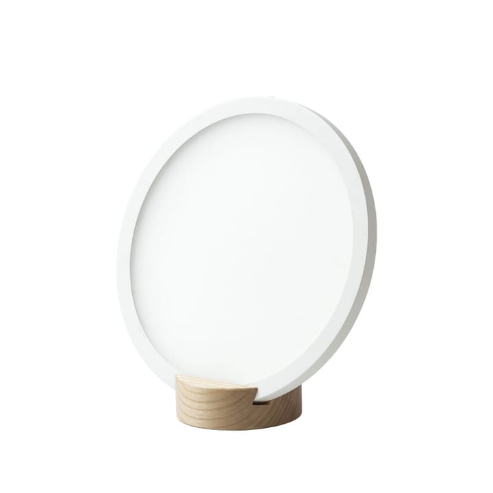 Epic bordlampe - hvid, lampefod asketræ - Innolux