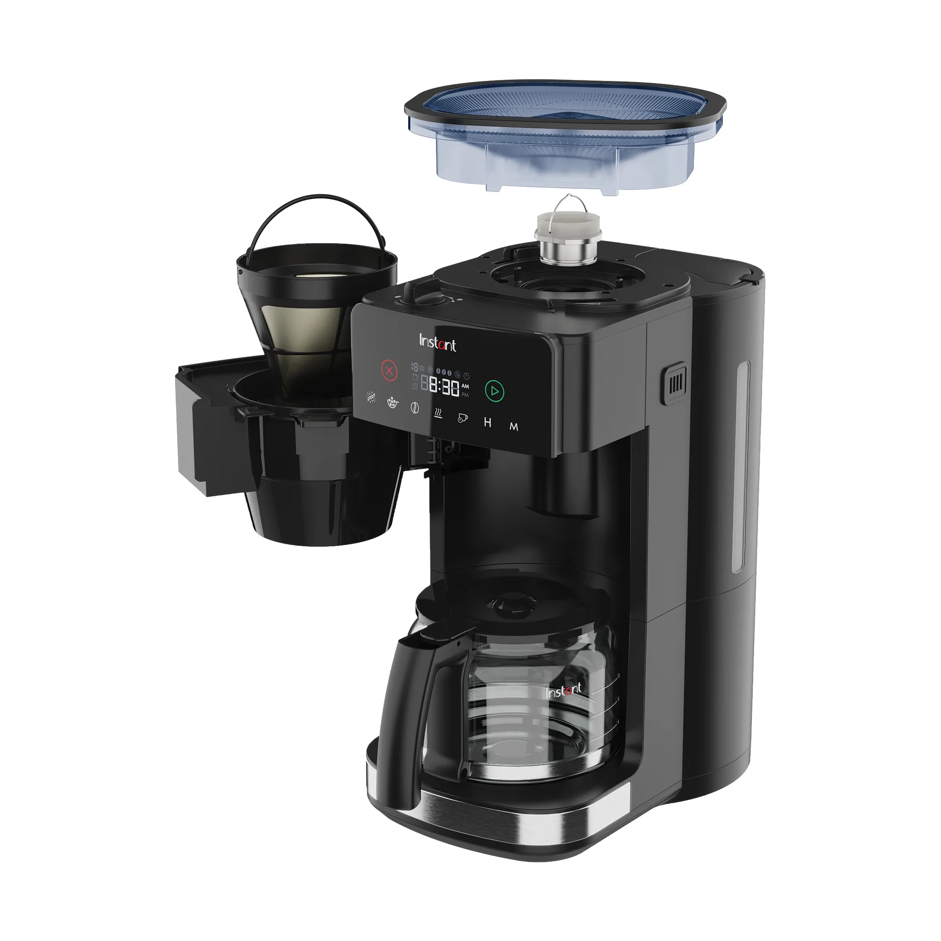 Instant Pot Bean to Cup kaffemaskine, Black Instant Pot