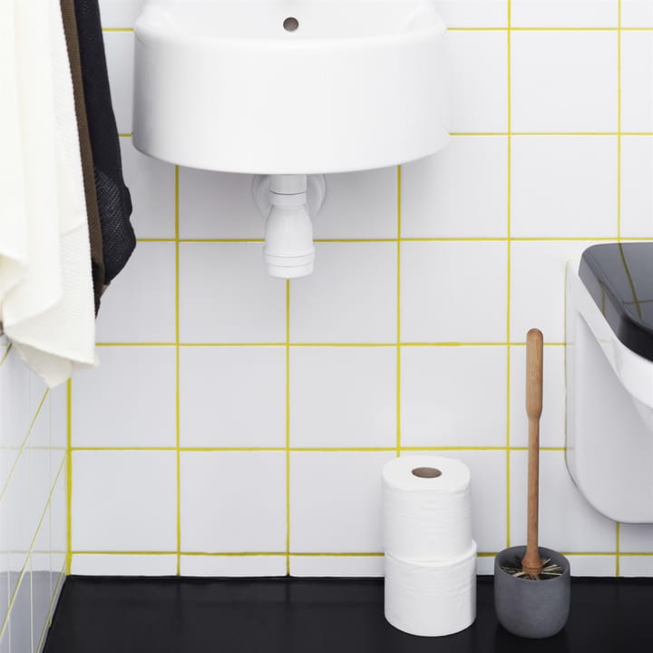 Iris hantverk toiletbørste, birk - grå kop Iris Hantverk