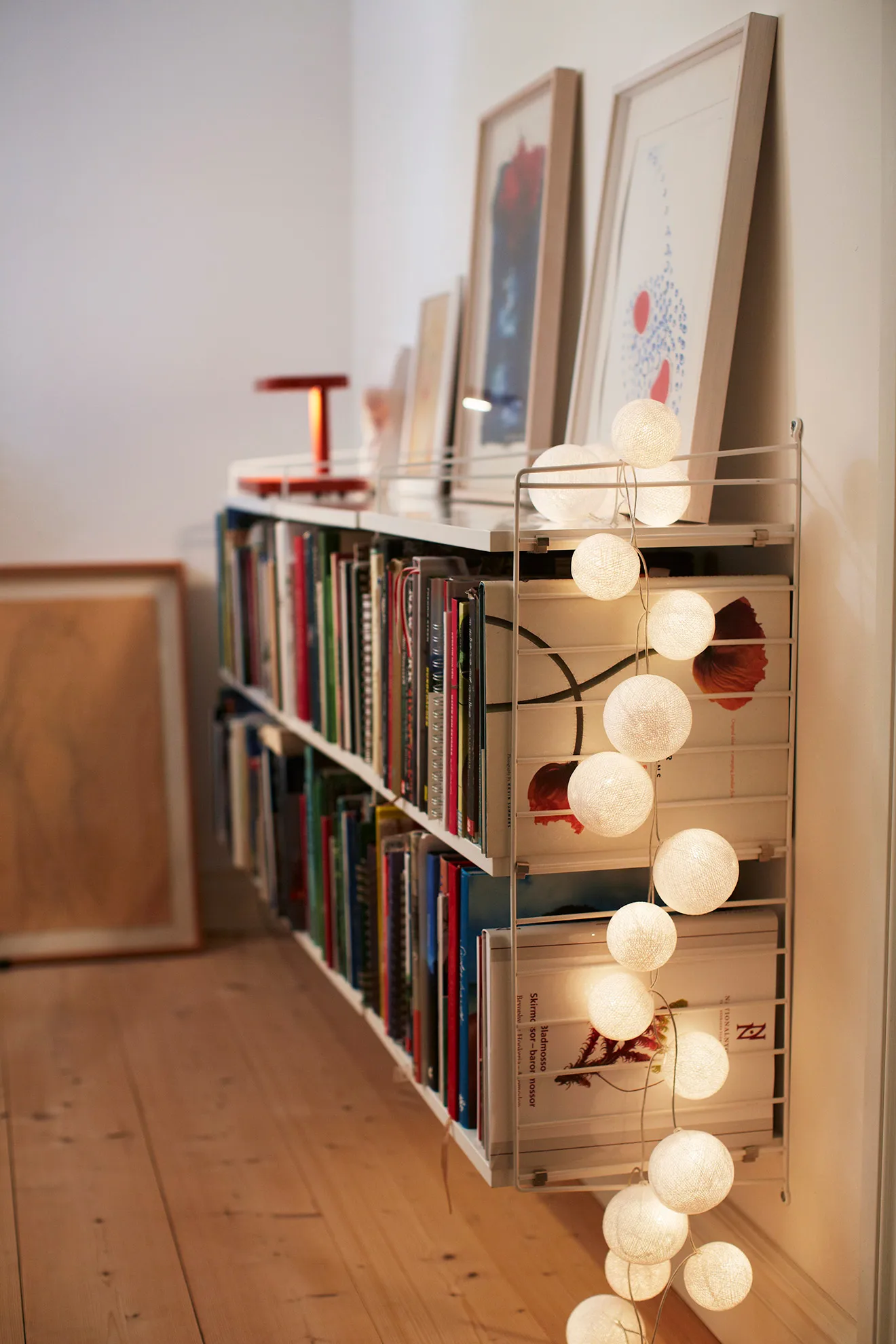 Irislights lyskæde, Butter yellow, 35 bolde Irislights