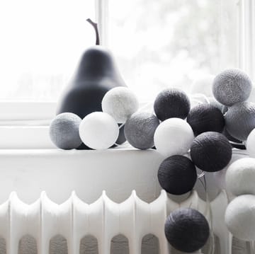 Irislights lyskæde Graphic Grey - 35 kugler - Irislights
