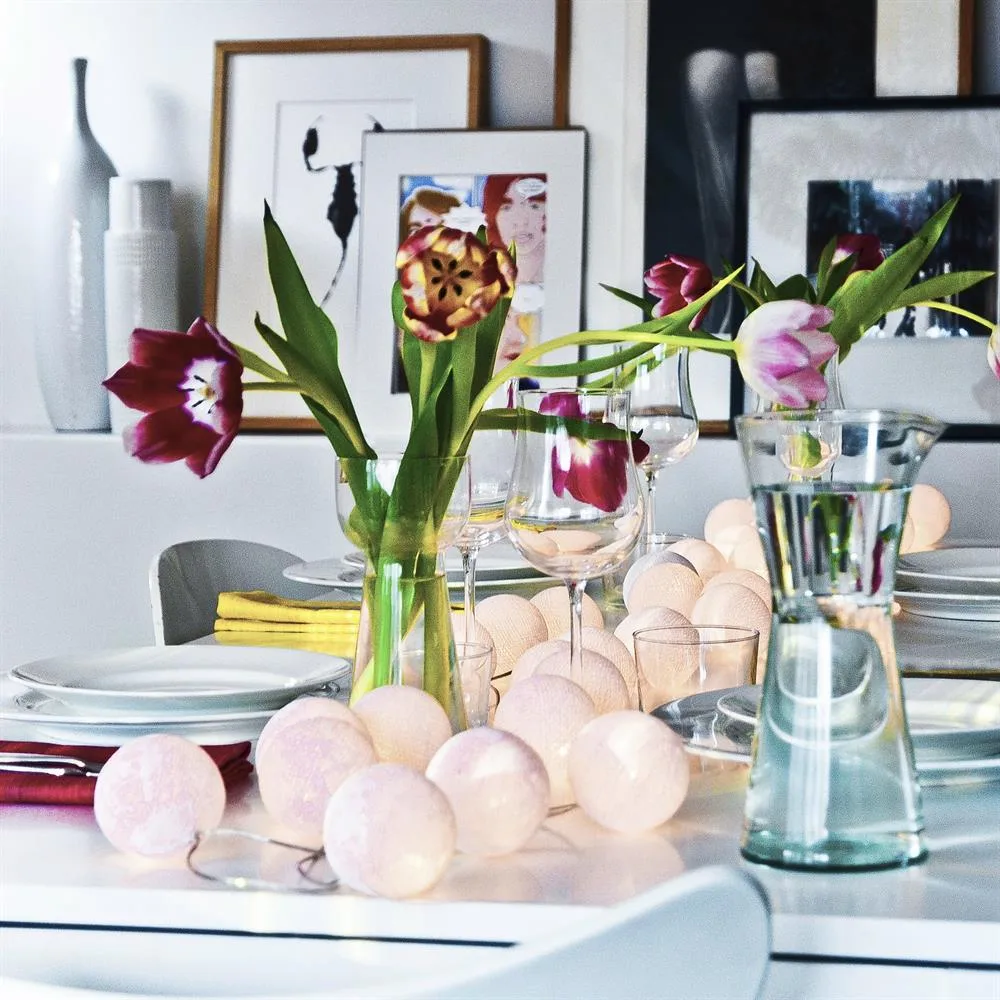 Irislights lyskæde Pure White, 35 kugler Irislights