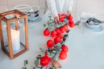 Irislights lyskæde - Simply red, 35 bolde - Irislights