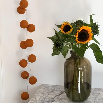 Irislights lyskæde - Terracotta, 20 bolde - Irislights