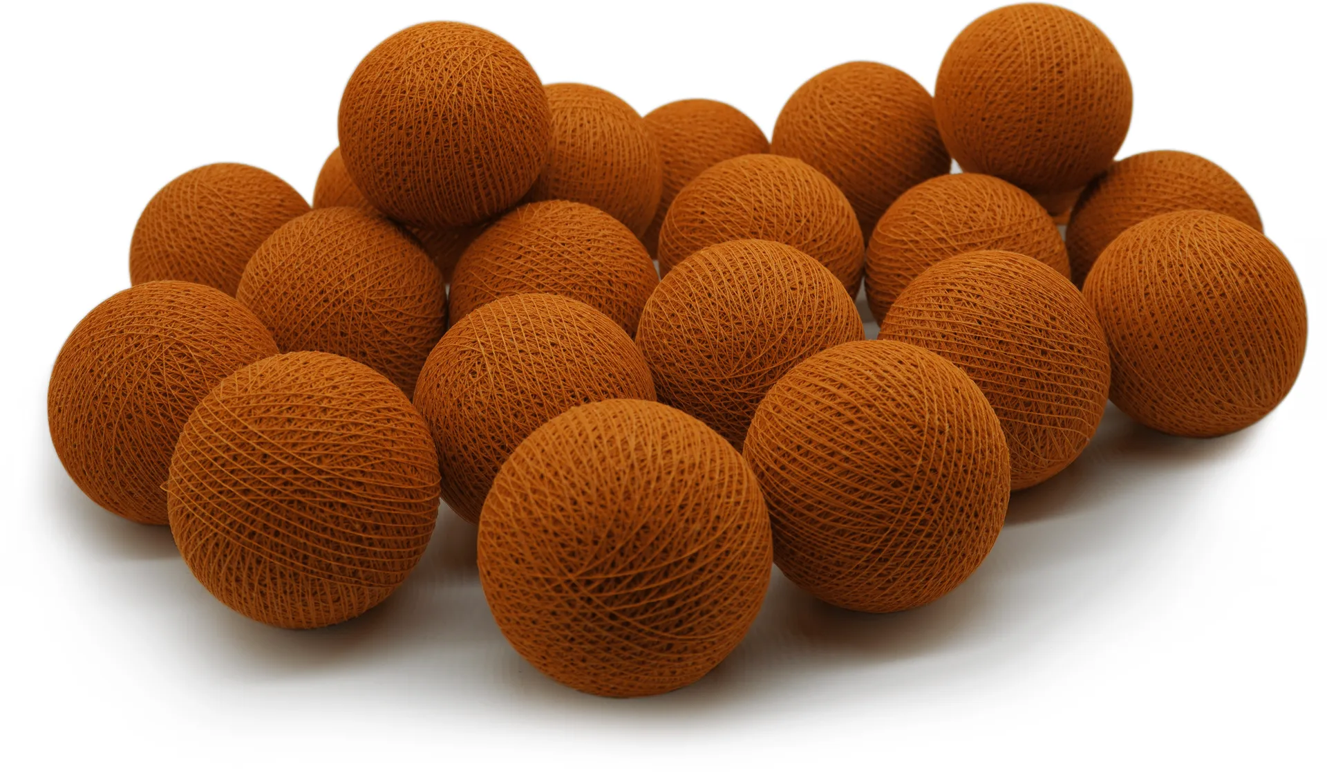 Irislights lyskæde, Terracotta, 35 bolde Irislights