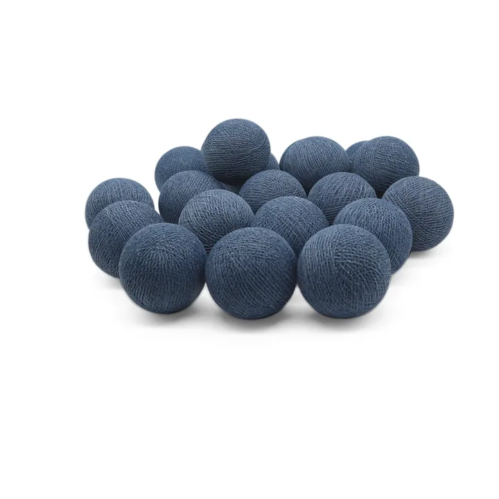 Irislights lyskæde - Vintage blue, 35 bolde - Irislights