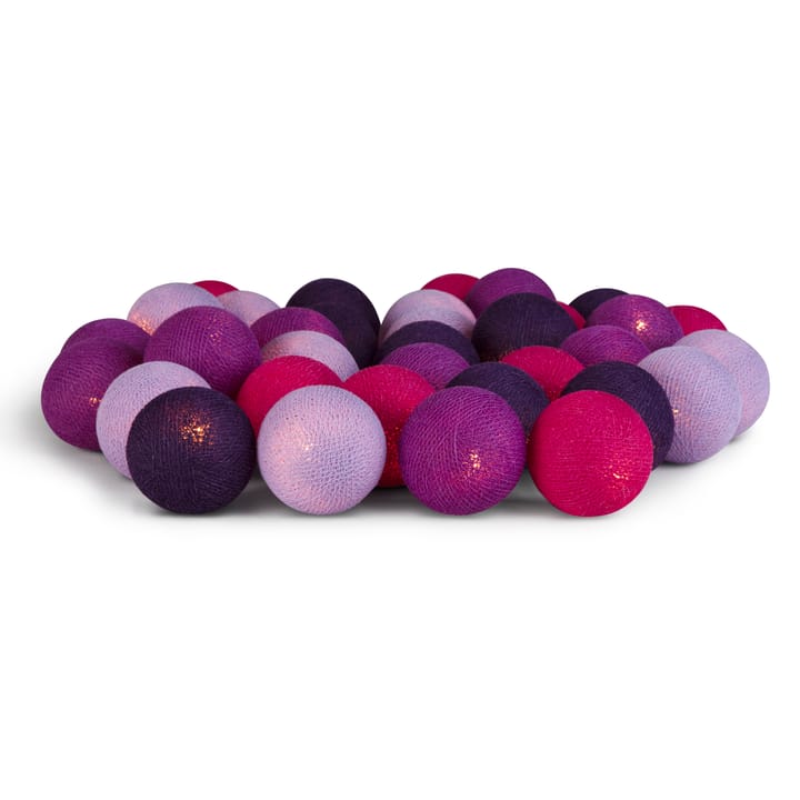 Irislights lyskæde Vivid Violet - 20 kugler - Irislights