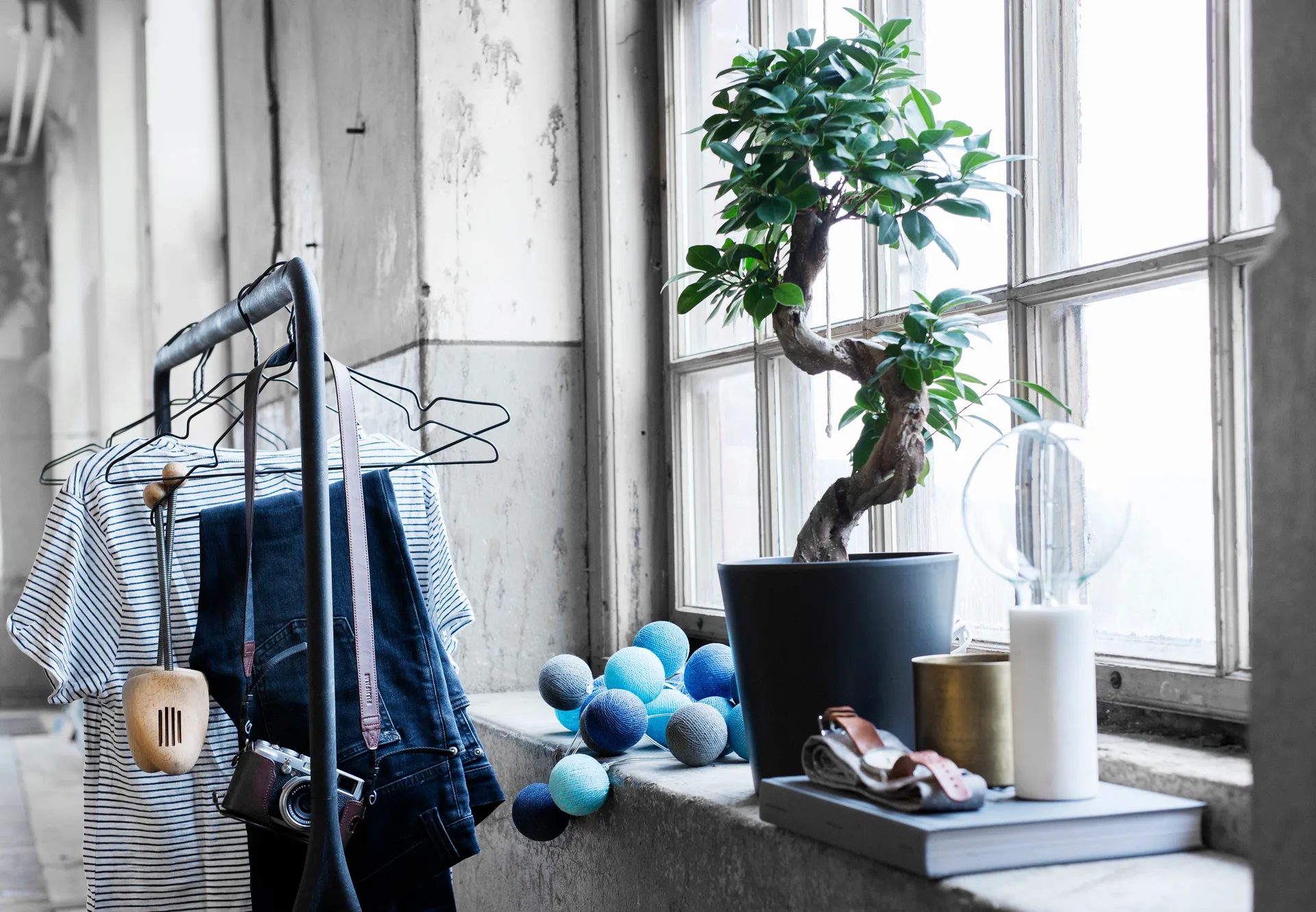 Ocean blue 35-lys 390 cm, Blå Irislights