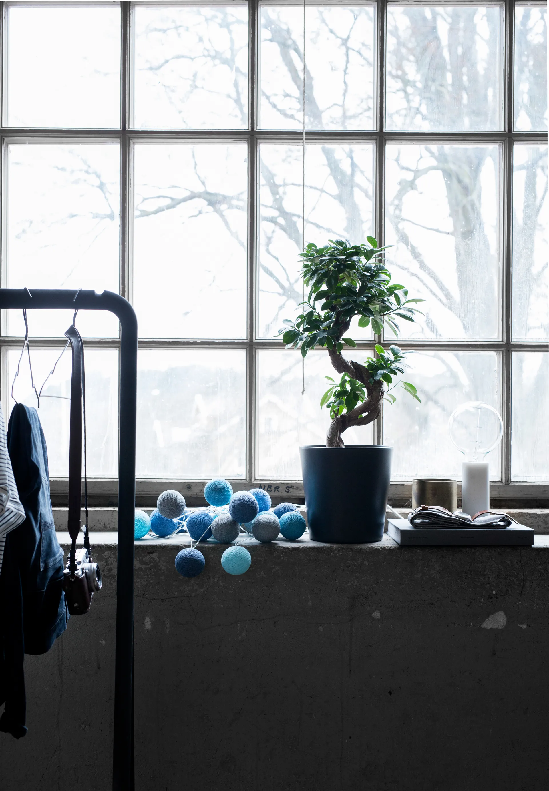 Oceans blue 20-lys 390 cm, Blå Irislights