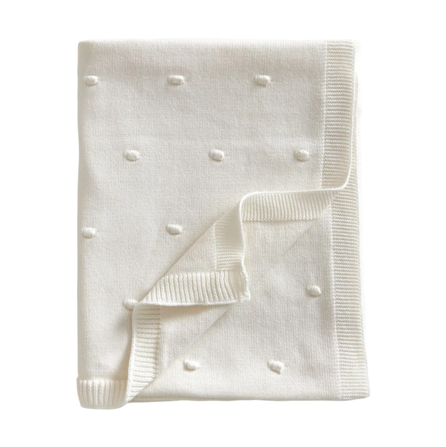 Bubble strikket babytæppe 80x100 cm, Pearl Jack o Juno