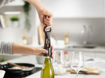 Barstar 3-i-1 proptrækker 18,5 cm - Grå - Joseph Joseph