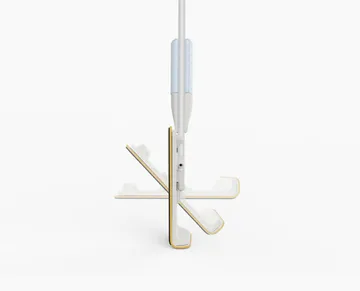 Cleantech 2-i-1 gulvmoppe med skrubbe - Light Stone - Joseph Joseph