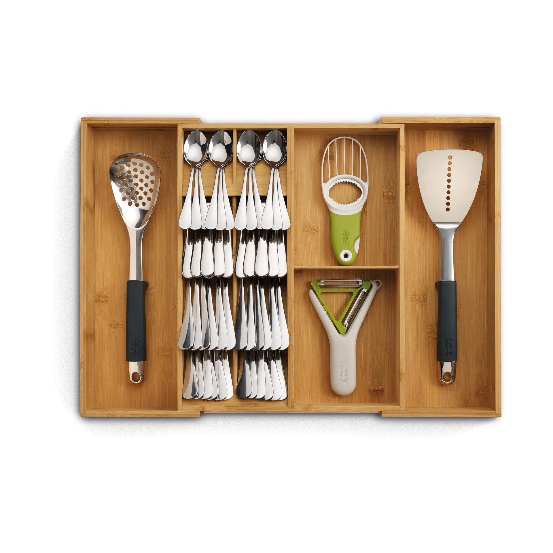 Drawerstore udtrækbar bestikbakke, Bambus Joseph Joseph