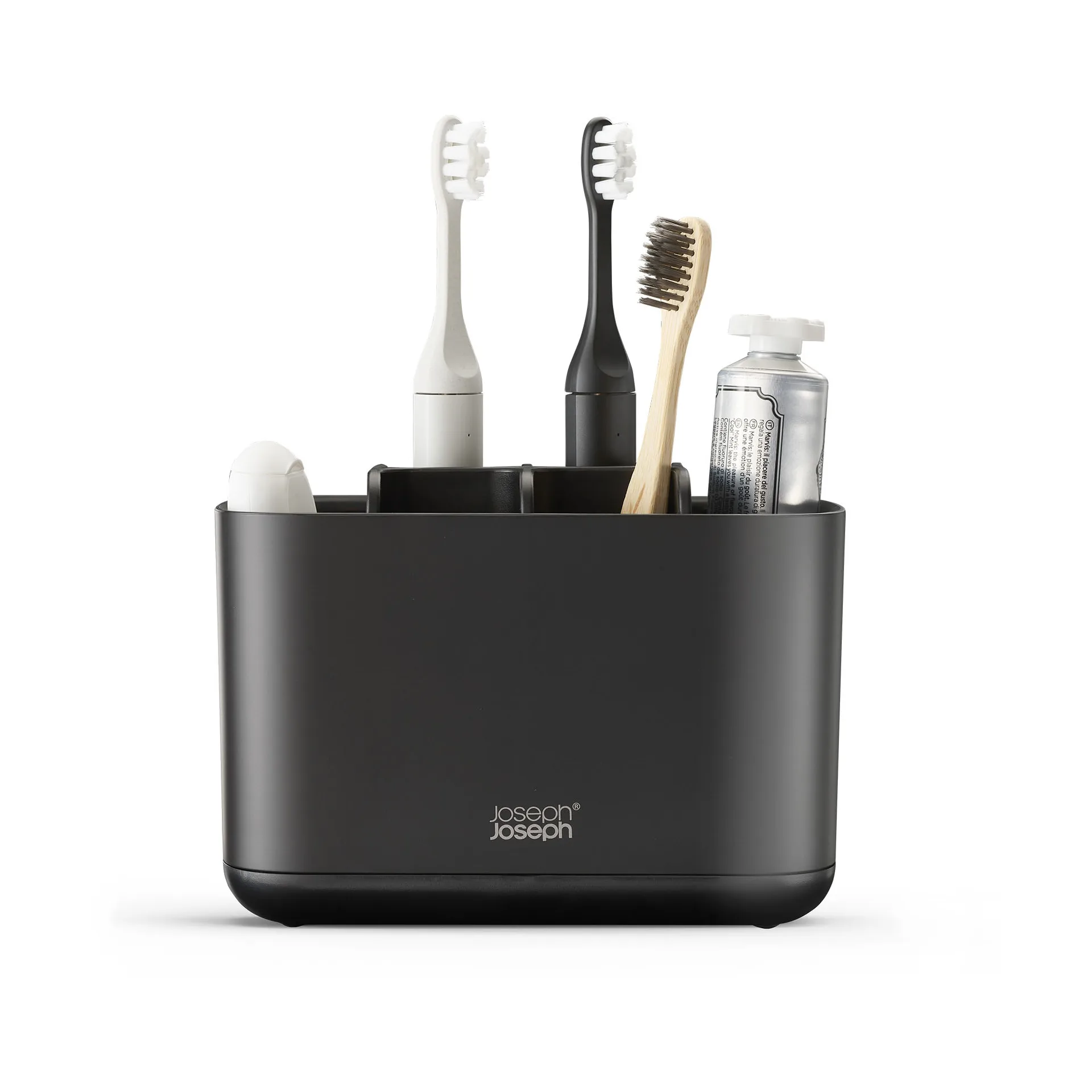 Easystore tandbørsteholder large 17,6 cm, Sort Joseph Joseph