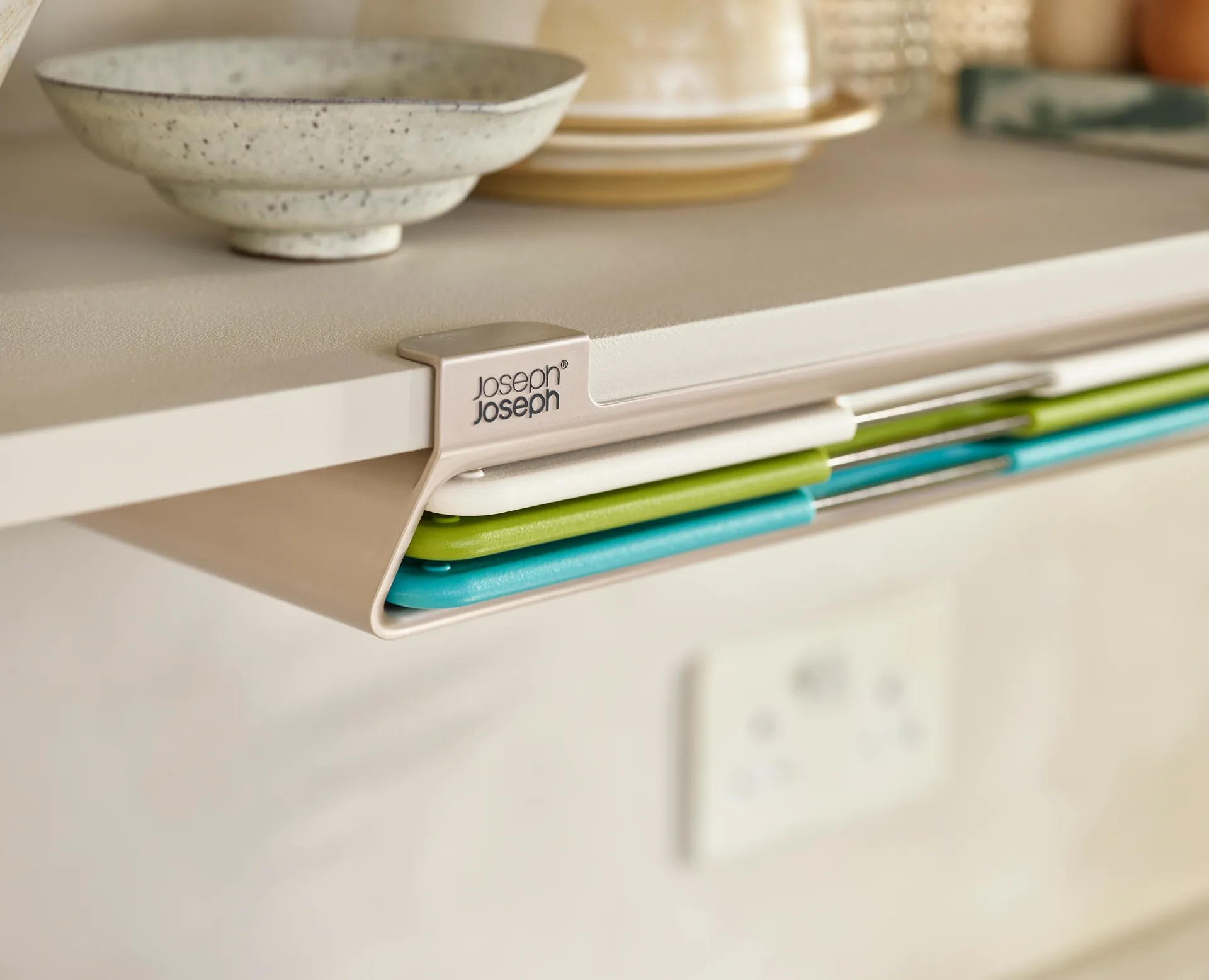 Folio skærebræt slim large 3 dele, Flerfarvet Joseph Joseph