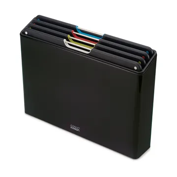 Folio steel skærebræt 4 dele - Sort - Joseph Joseph