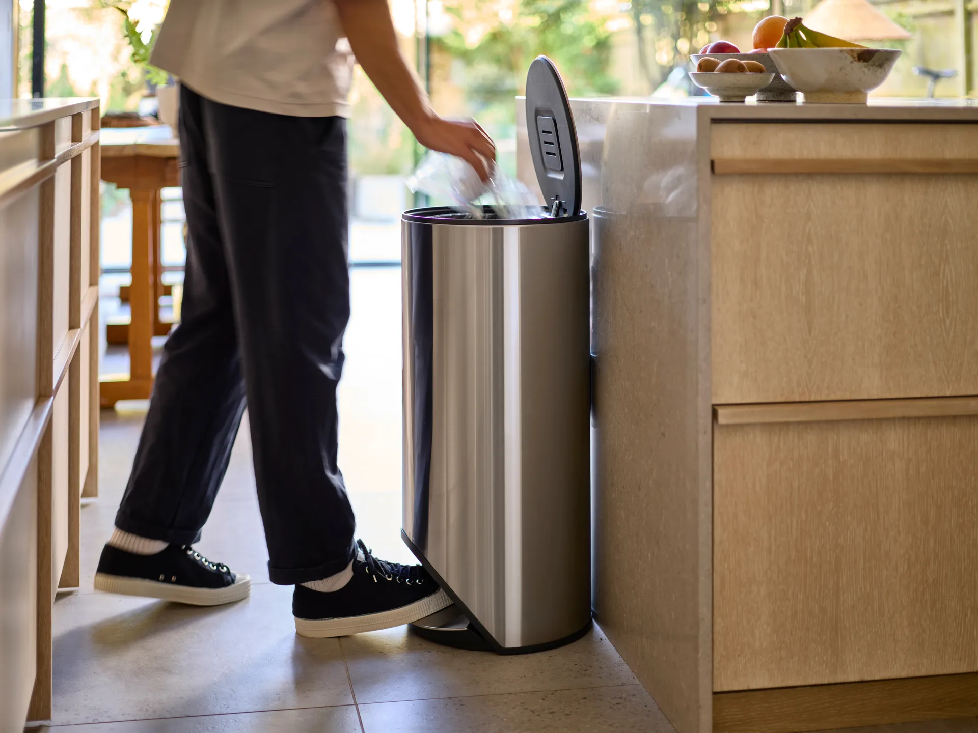 Joseph Joseph Arc pedalspand 30 L, Stainless steel Joseph Joseph