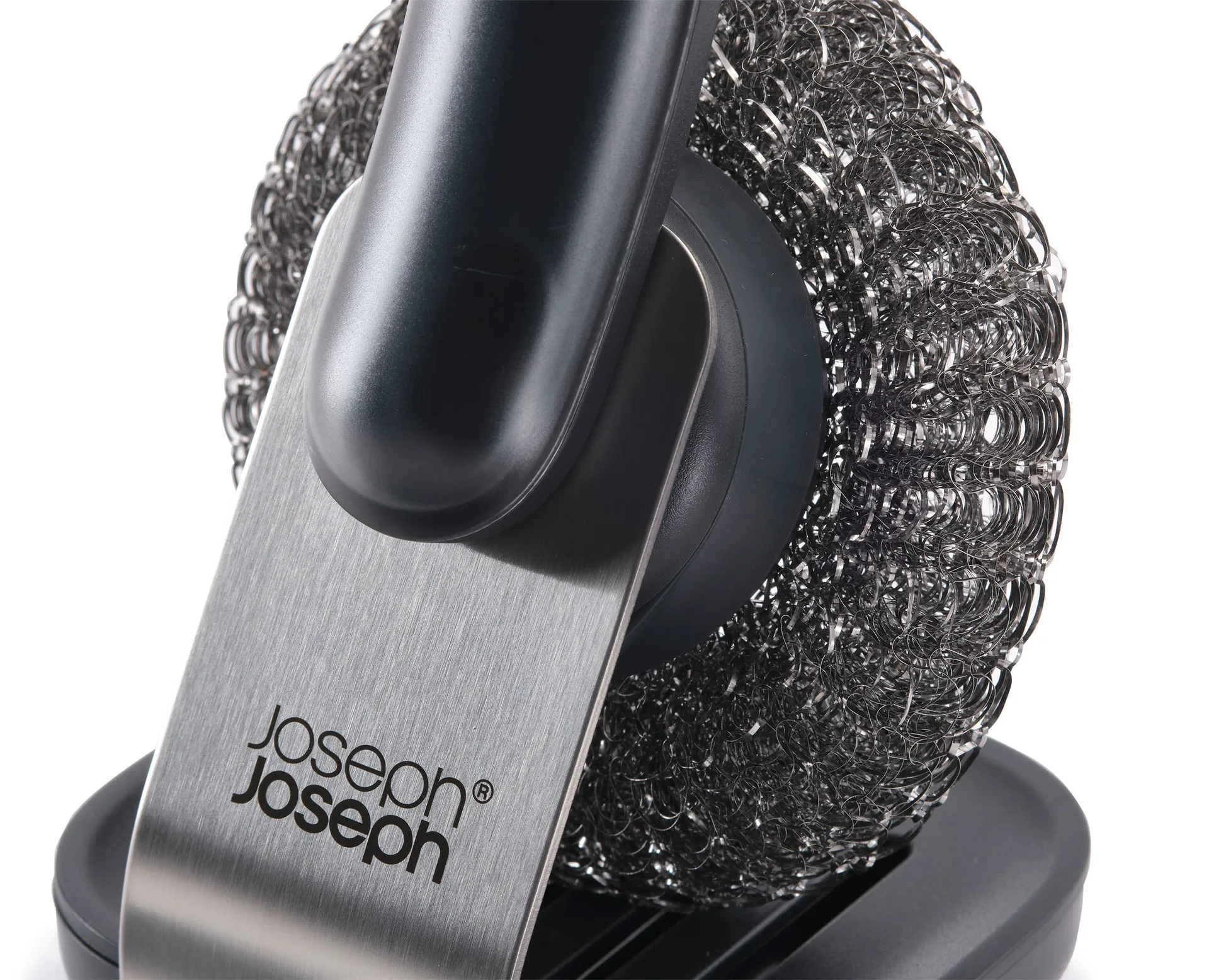 Joseph Joseph Sinktech opvaskebørste stålstativ, Clear Joseph Joseph