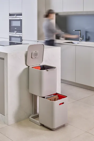 Joseph Joseph Totem Compact skraldespand 40 L - Stone - Joseph Joseph