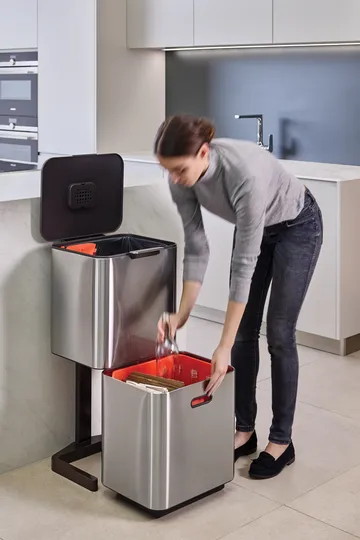 Joseph Joseph Totem Max skraldespand 60 L - Stainless steel - Joseph Joseph