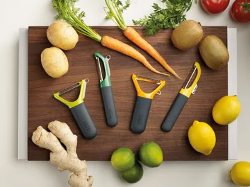 Multi peel Y-skræller 13 cm - Sort-grøn - Joseph Joseph