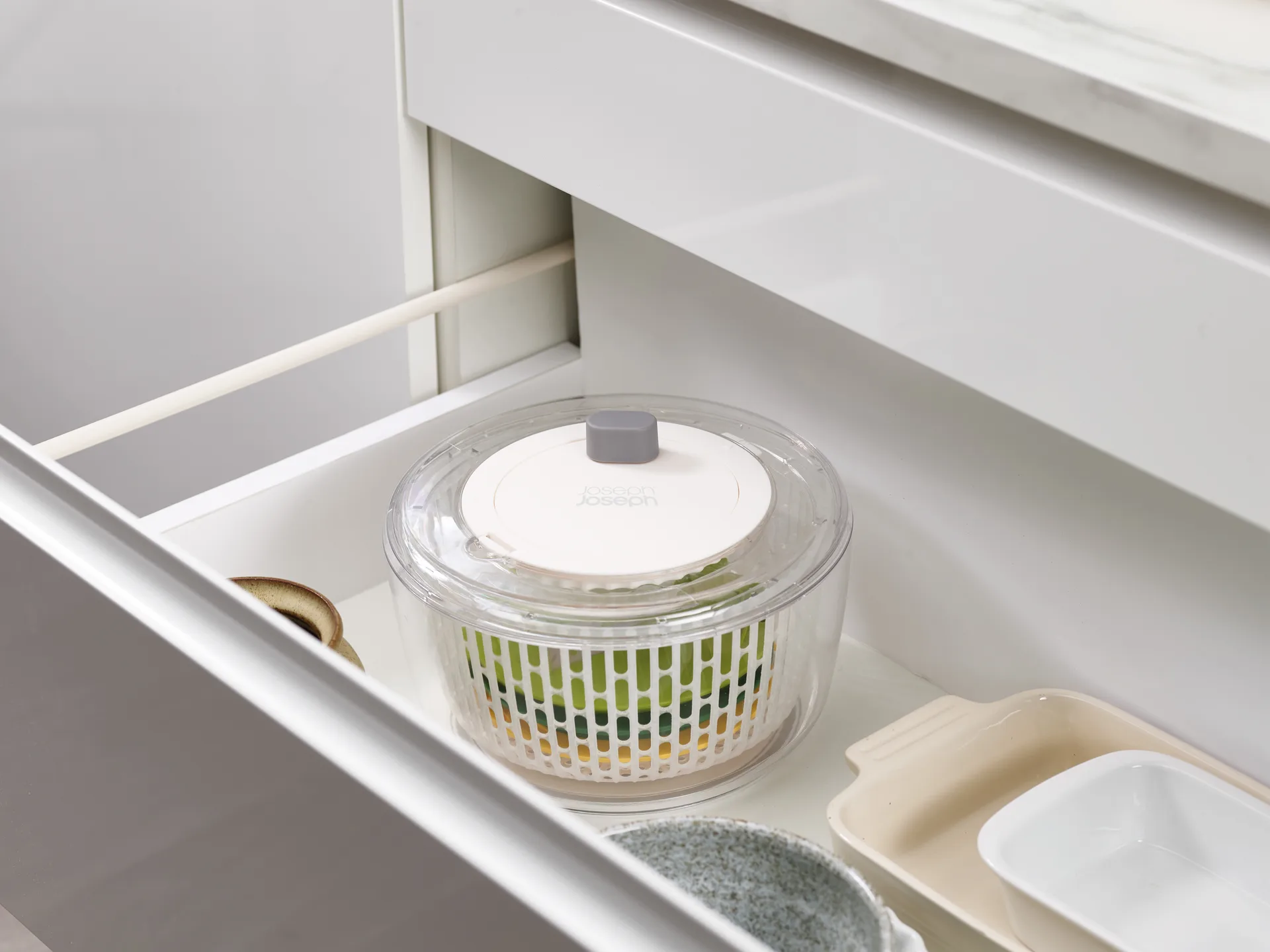 Multi prep salatværktøj 4 dele, Gennemsigtig Joseph Joseph