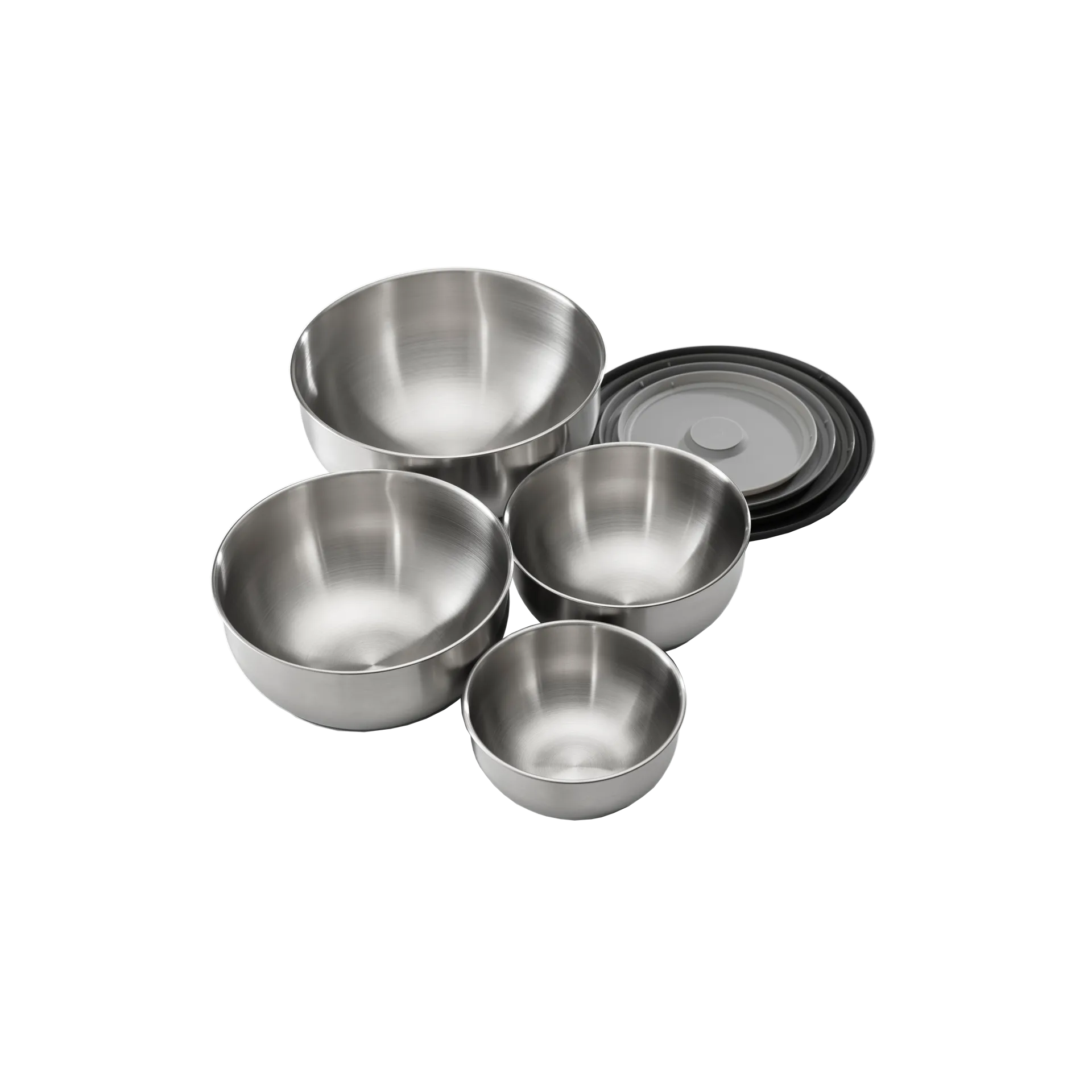 Nest prep & store skåle 8 dele, Stål Joseph Joseph