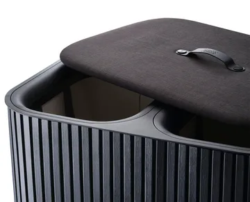 Tota Luxe vasketøjskurv 90 L - Black - Joseph Joseph