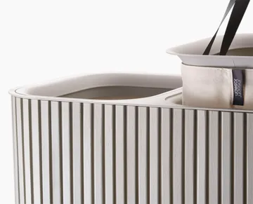 Tota Luxe vasketøjskurv 90 L - Ecru - Joseph Joseph