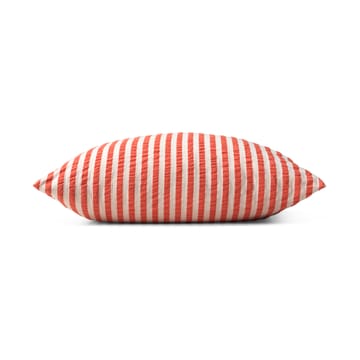 Bæk&Bølge Lines pudebetræk 60x63 cm - Chili/Birk - Juna