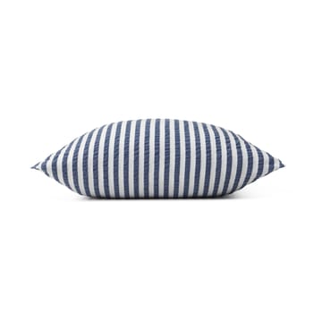 Bæk&Bølge Lines pudebetræk 60x63 cm - Mørkeblå/Hvid - Juna