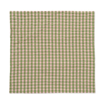 Bæk&Bølge pudebetræk 60x63 cm - Grøn-Lyserød - Juna