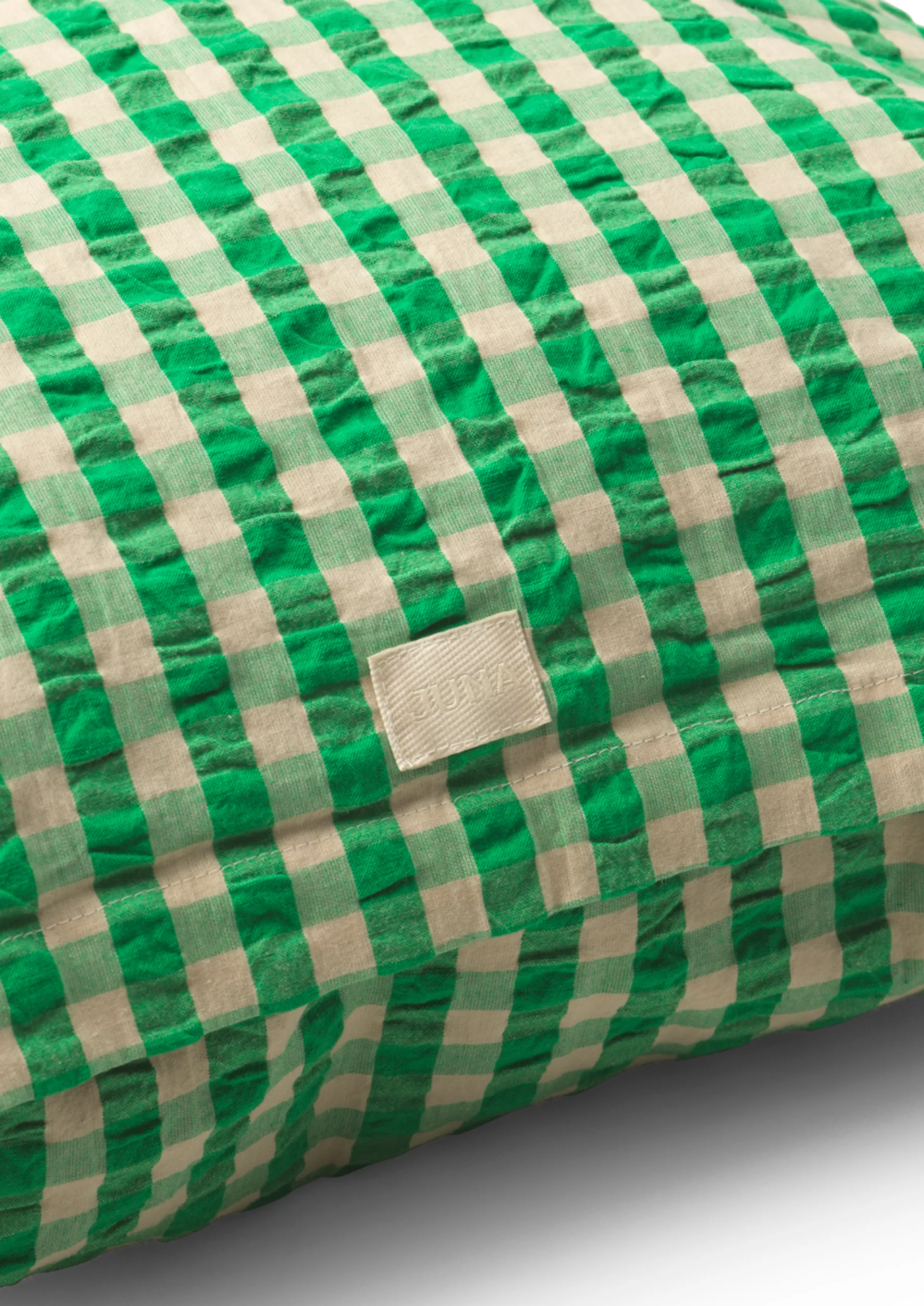 Bæk&Bølge pudebetræk 60x63 cm, Grøn/Sand Juna