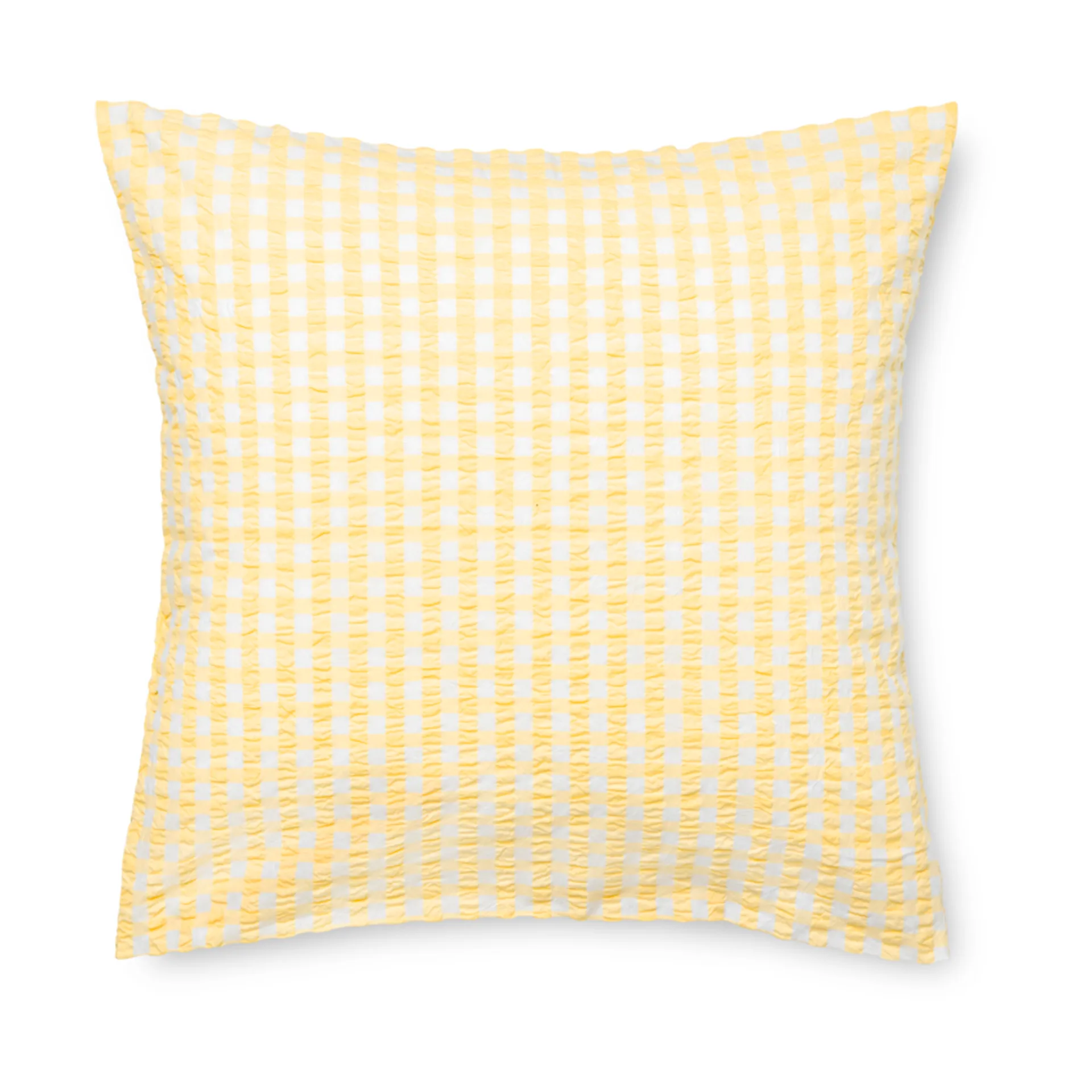 Bæk&Bølge pudebetræk 60x63 cm, Gul/Hvid Juna