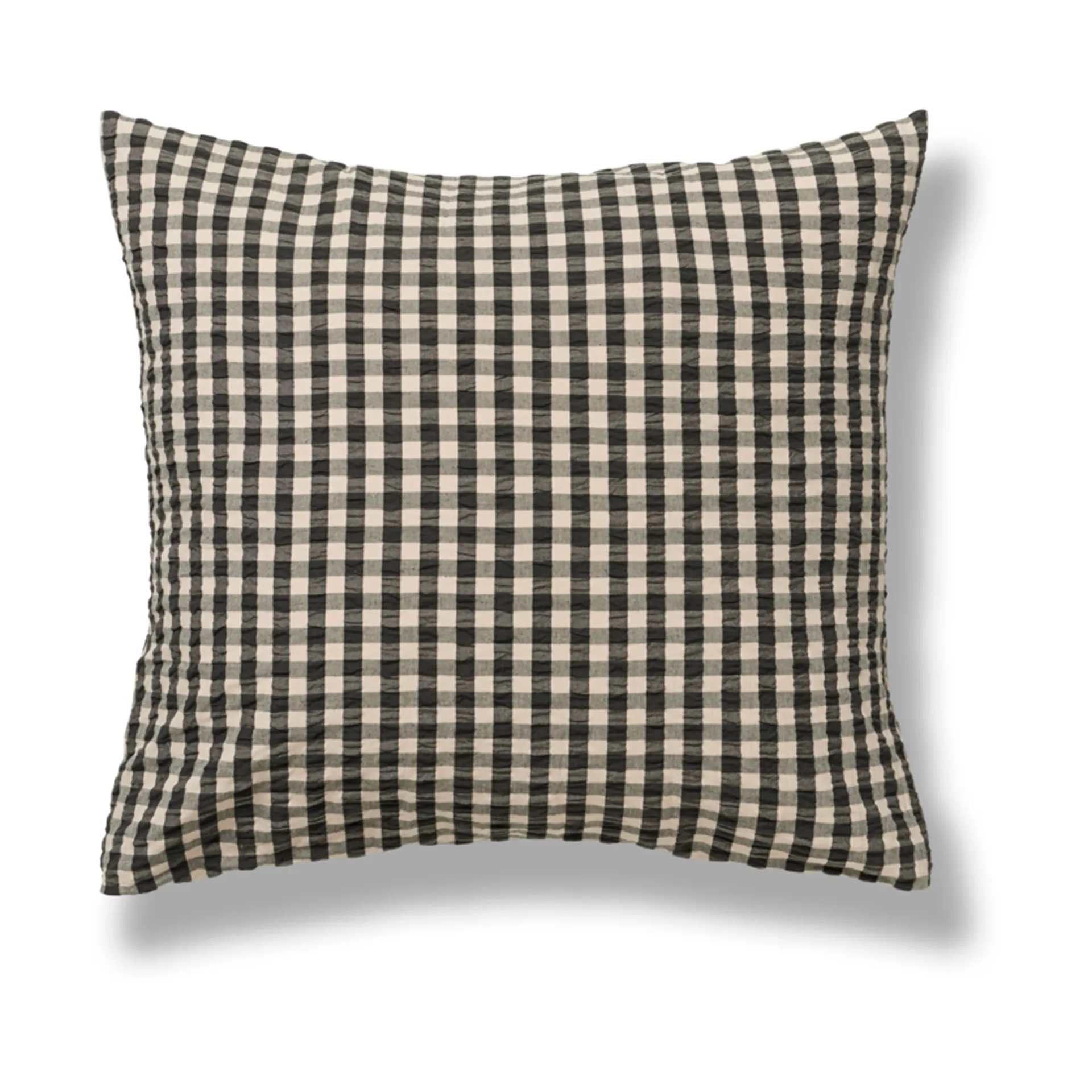 Bæk&Bølge pudebetræk 60x63 cm, Sort/Sand Juna