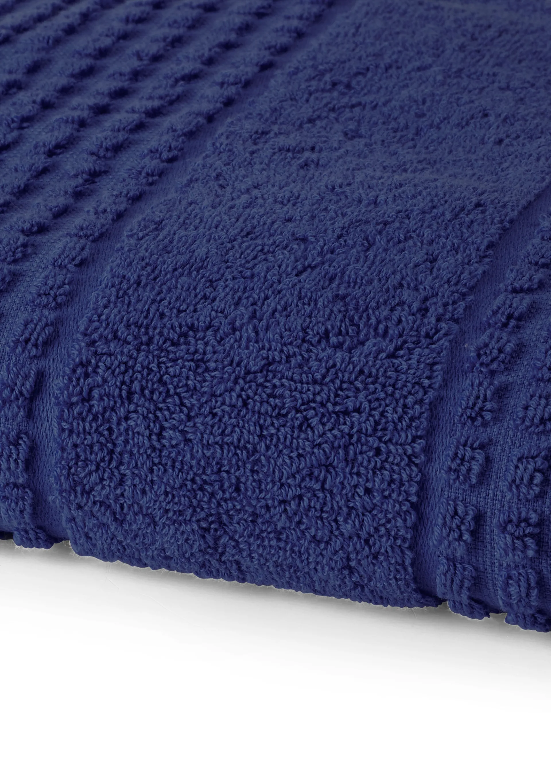 Check håndklæde 50x100 cm, Marineblå Juna