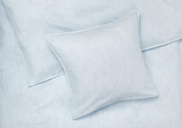 Monochrome Lines sengesæt 140x220 cm - Lyseblå/Hvid - Juna