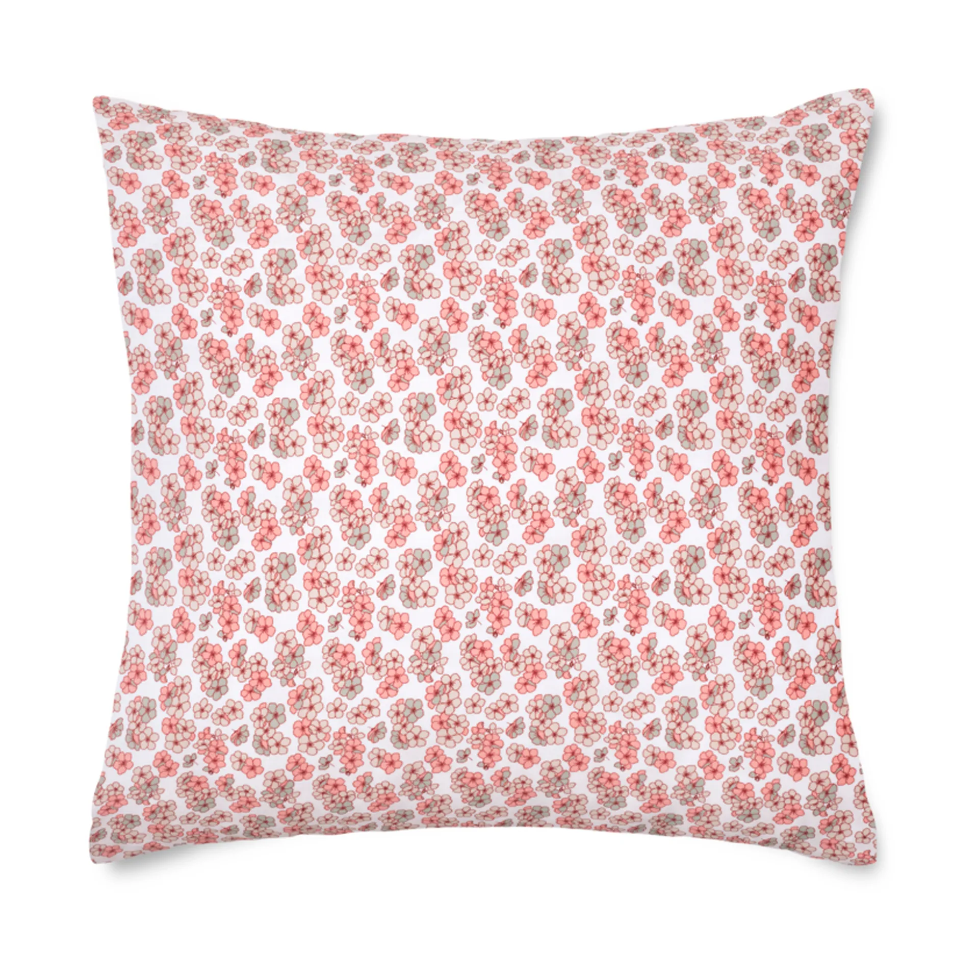 Pleasantly pudebetræk 60x63 cm, Hvid/Lyserød Juna