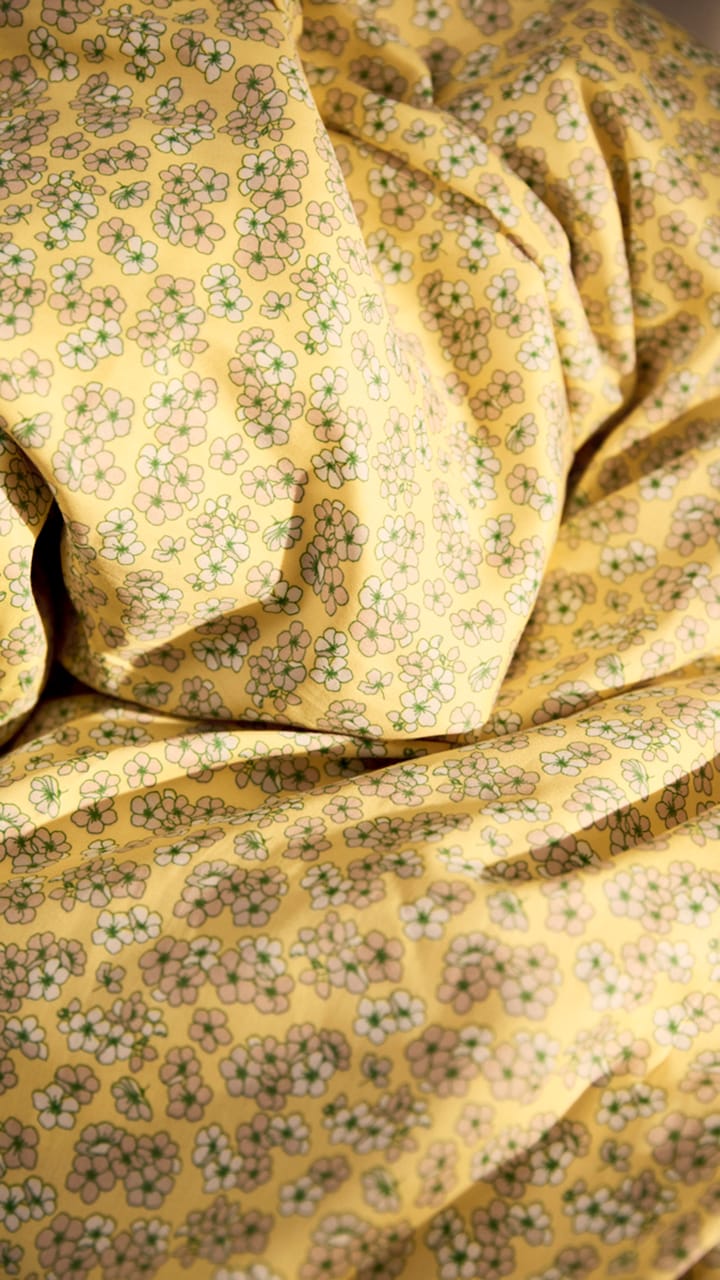 Pleasantly sengesæt 140x220 cm, Gul Juna