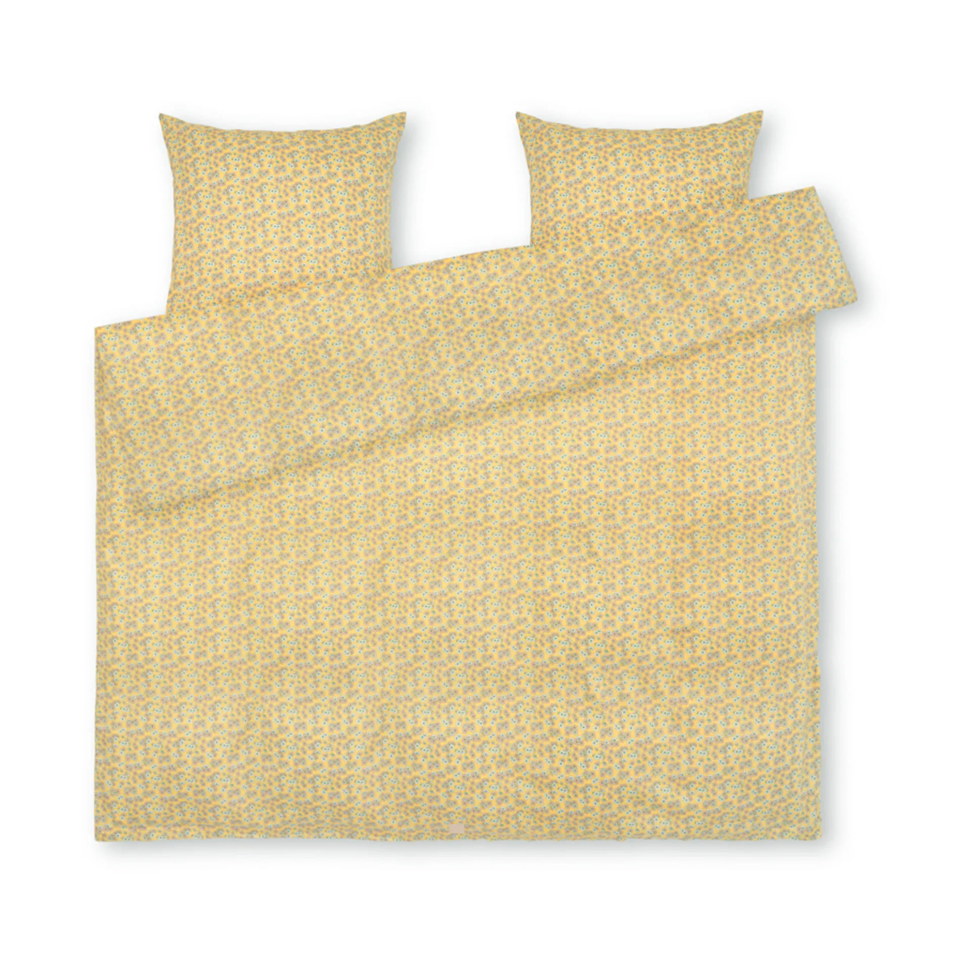 Pleasantly sengesæt 200x220 cm, Gul Juna