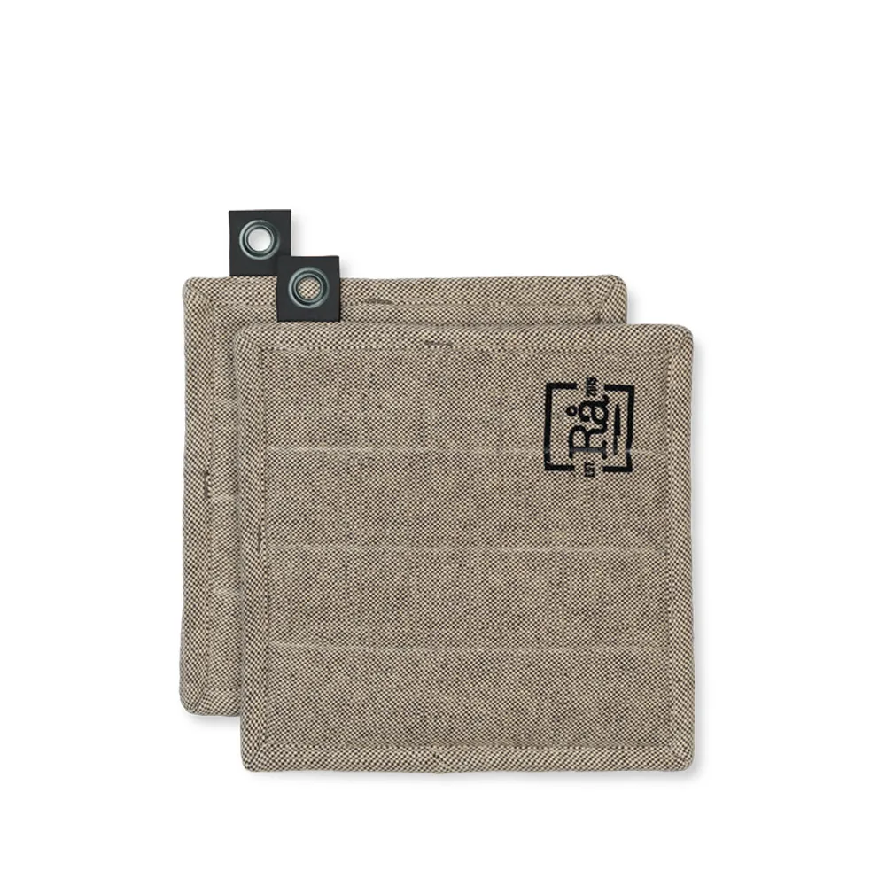 Rå grydelap, mørkegrå, 2-pak, one size Juna