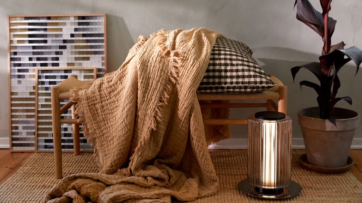 Reloved sengetæppe 240x260 cm, Sand Juna
