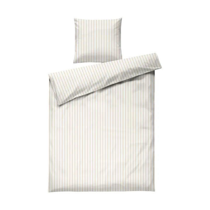 Soft sengesæt, 150x210/50x60 cm - Offwhite-karamel - Juna