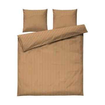 Soft sengesæt, 220x220/2x50x60 cm - Karamel-offwhite - Juna