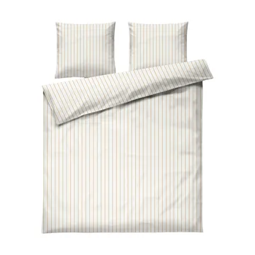 Soft sengesæt, 220x220/2x50x60 cm - Offwhite-karamel - Juna