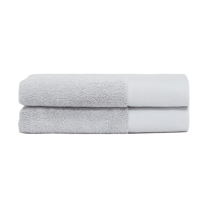 Juniper g�æstehåndklæde 40x70 cm 2-pak - Stone Grey - Juniper