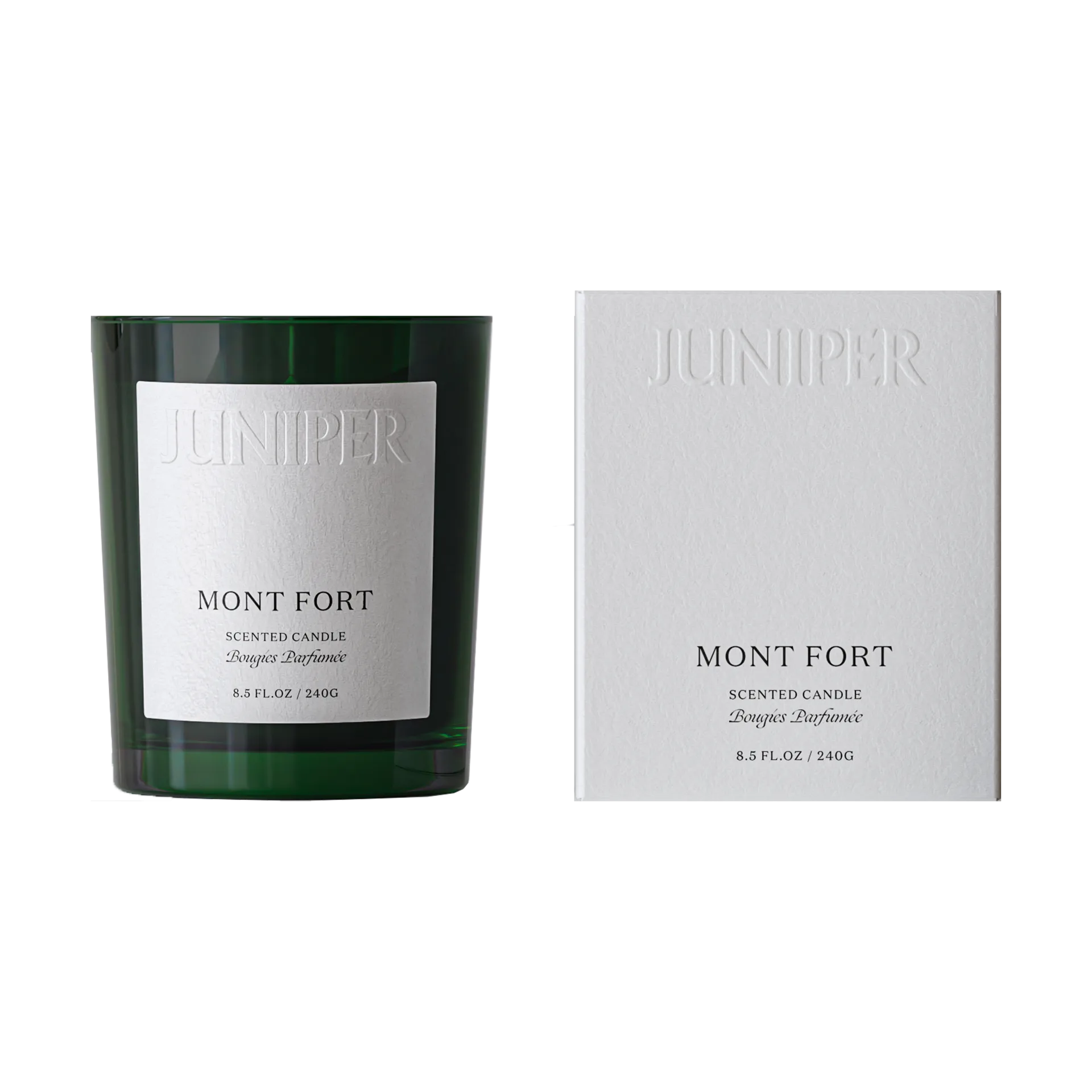 Mont Fort duftlys, 240 g Juniper