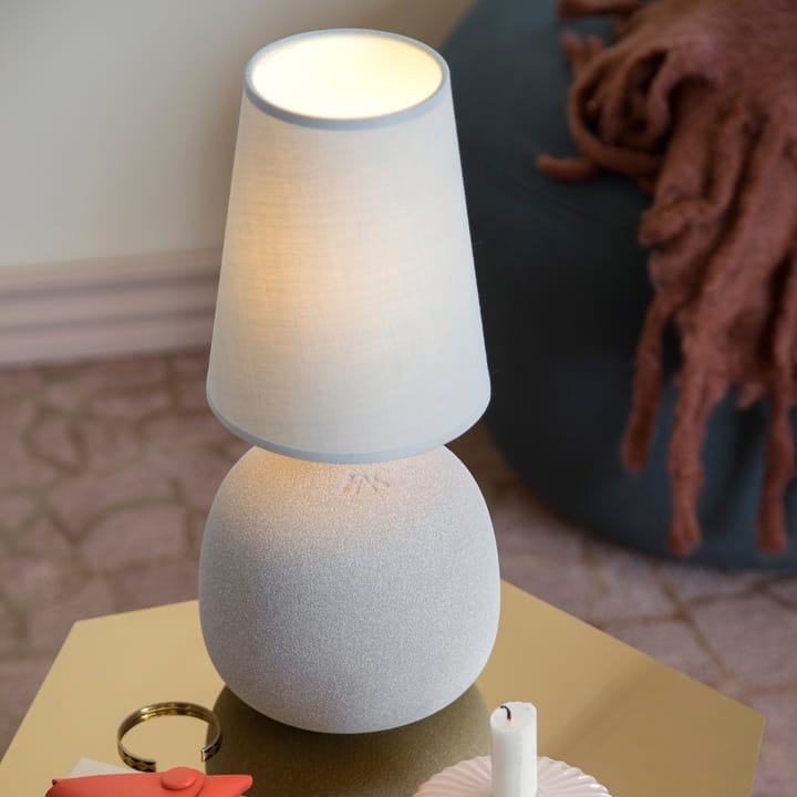 Balustre bordlampe 37,5 cm - Tågeblå - Kähler